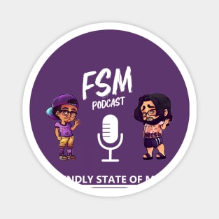 Friendly State of Mind Logo Magnet